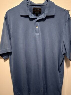 Jos. A. Bank Reserve Short Sleeve Polo — Slate Blue